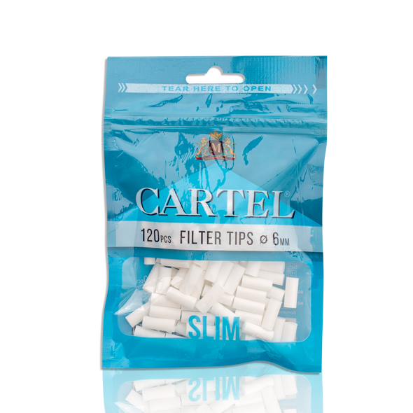 Filtre Cartel Slim 6 mm 120 pcs